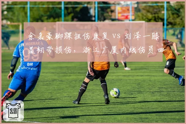 余嘉豪脚踝扭伤康复 vs 刘泽一膝盖韧带损伤，浙江广厦内线伤员回归时间线